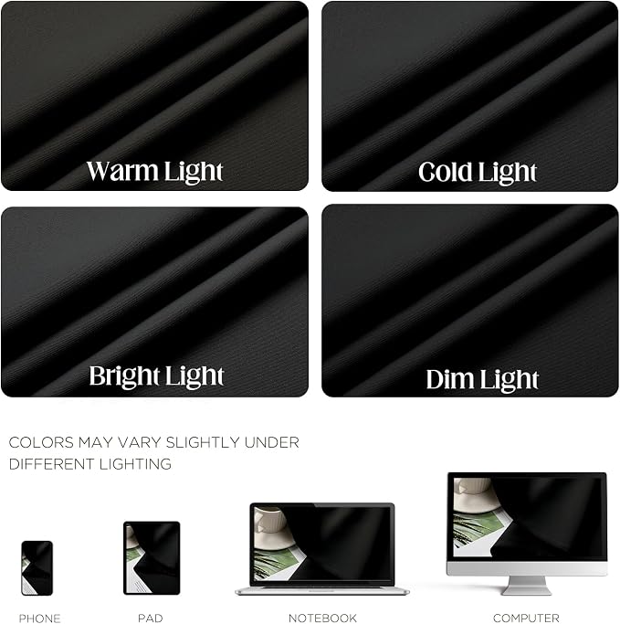 CUCRAF Blackout Curtains for Bedroom, Thermal Insulated Room Darkening Grommet - Image 4