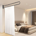 Privacy Partition Curtains, U Shaped Rod by jvsufuik