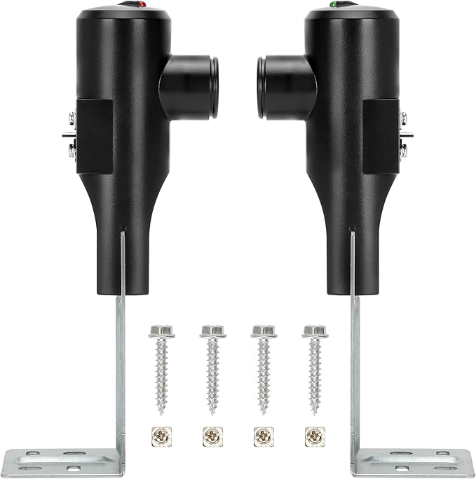 for Genie Garage Door Sensors, GSTB-R STB-BL Safety Sensors (Receiving&Sending), Replacement for Genie/Overhead Garage Door Sensor, Compatible with Genie/Overhead Garage Door Openers Made After 1993