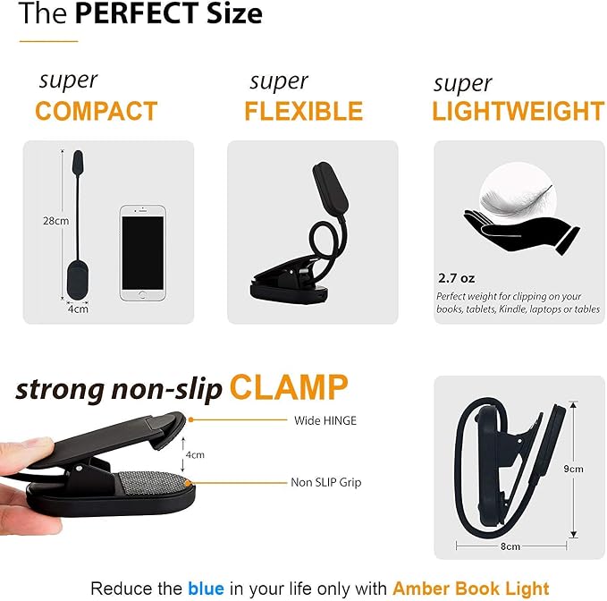Giftable Amber Book Light - Image 9