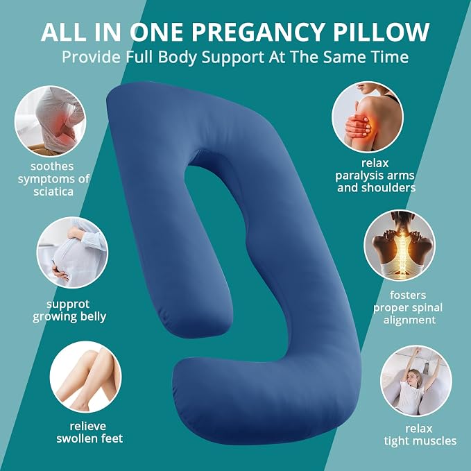 Sasttie Cooling Pregnancy Pillows - Image 4
