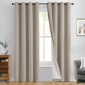 Yakamok Natural Blackout Curtains 96 Inches Long by Yakamok