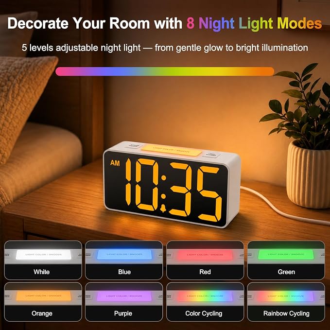 DreamSky Small Digital Alarm Clock - Image 4