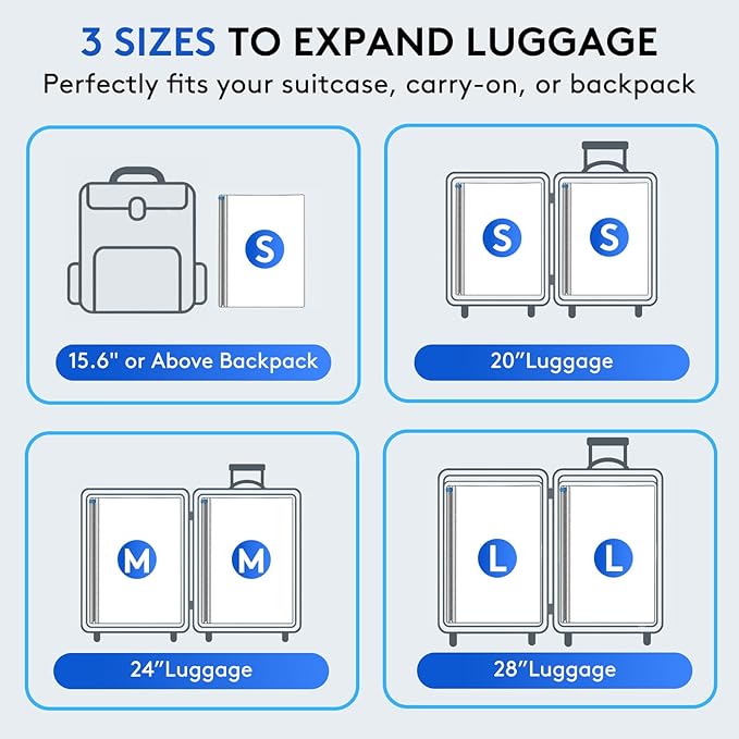 6 Packs Vacuum Bags for Travel - Image 4