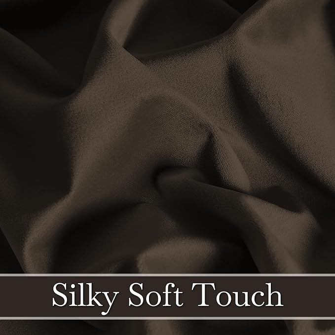 RYB HOME Velvet Room Darkening Curtains - Image 4