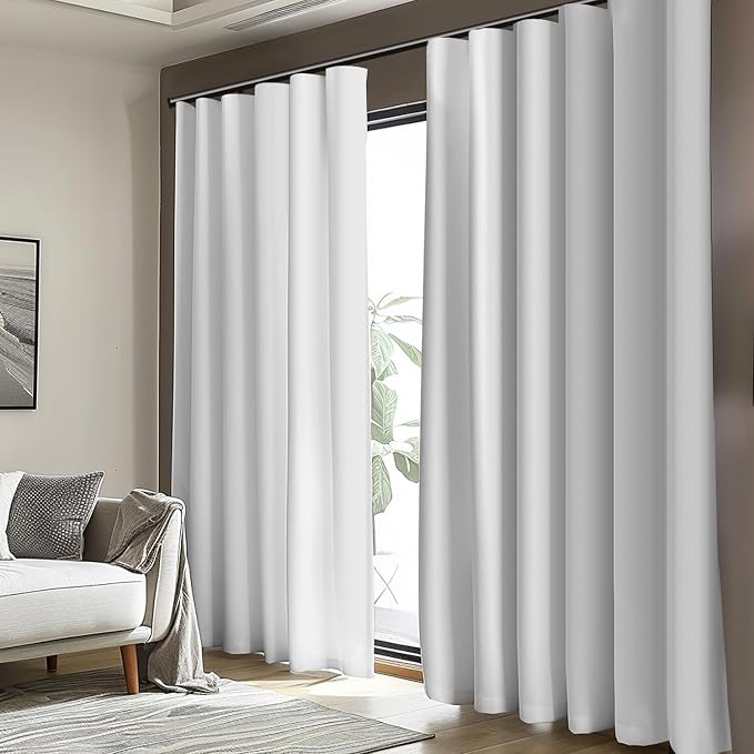 Room Divider Blackout Curtain Track Curtains Wall Dividers Panels Screen - Image 7
