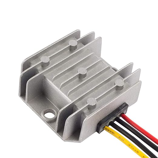 MGGi DC/DC Voltage Reducer Converter 12V 24V Step Down to 6V 10A 60W, Power Supply Module Buck Transformer, Waterproof, for Golf Cart, Forklifts, Car