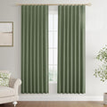 Joywell 100% Blackout Linen Curtains 72 Inch by Joywell