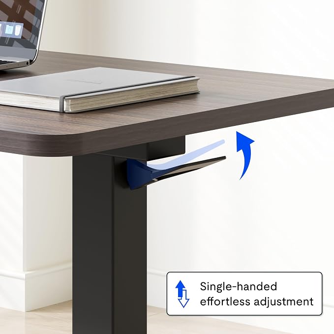 FLEXISPOT H7 32" Pneumatic Height-Adjustable Overbed Table - Image 10