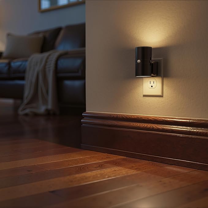 Briignite Motion Sensor Night Light,2 Pack Motion Activated Plug in Night Lights, 0-100LM Dimmable Soft White 3000K, Motion Sensor Light Indoor for Bathroom Hallway Bedroom Stairway Kid Elderly Pet