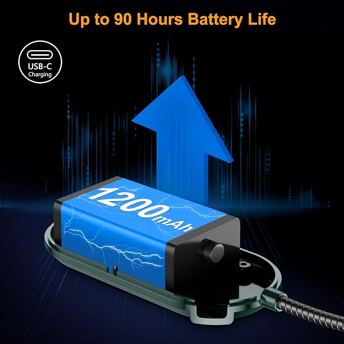 Gritin Rechargeable Book Light for Reading in Bed - Image 6