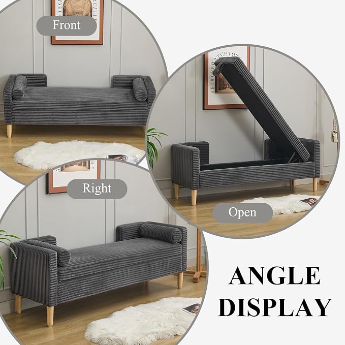 Storage Bench, End of Bed Bench - Image 6