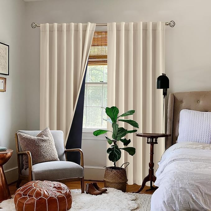 BGment Champagne 100% Blackout Curtains - Image 9