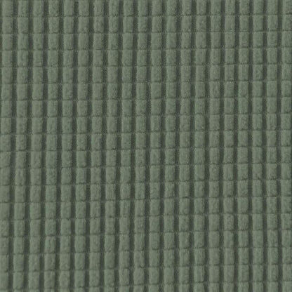 Easy-Going Stretch Loveseat Slipcover 1-Piece Sofa Cover Furniture Protector Couch Soft with Elastic Bottom for Kids Polyester Spandex Jacquard Fabric Small Checks (Loveseat, Greyish Green)