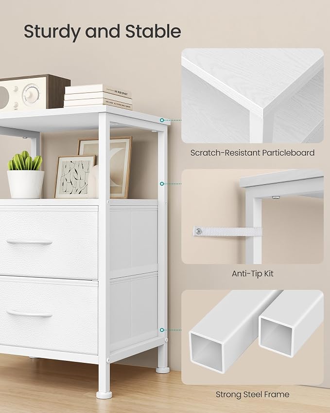 SONGMICS Nightstand, Bed Side Table, End Table - Image 5