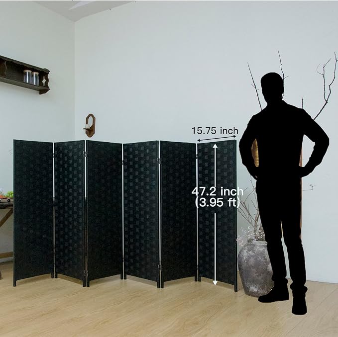 6 Panel Short Room Divider Screen - Image 5