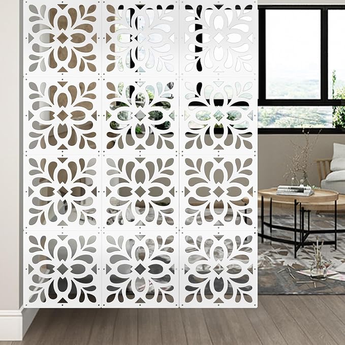 12PCS Hanging Room Divider Wall Screen Panel Room Divider Panels- Leaves | by Boshen