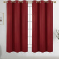 Diraysid Red Grommet Blackout Curtains by Diraysid%2C+refresh+your+life
