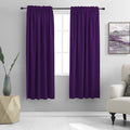 72 Inch Length Blackout Window Curtain Panels by DONREN