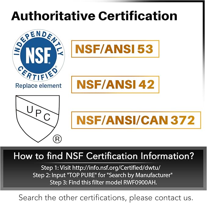 ICEPURE PLUS NSF/ANSI 53 Certified UKF8001 Refrigerator Water Filter, Compatible with Maytag UKF8001, UKF8001AXX, UKF8001P, Whirlpool 4396395, 469006, EDR4RXD1, EveryDrop Filter 4, Puriclean II, 1PACK