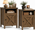 Farmhouse End Table, Nightstand by Catrimown