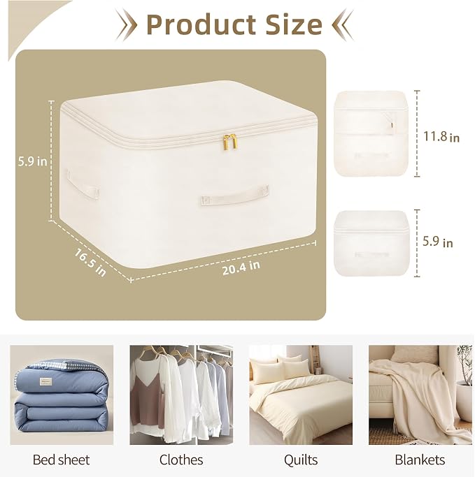 Ultra Space Saving Self Compression Organizer, Comforter Storage Bag - Image 2