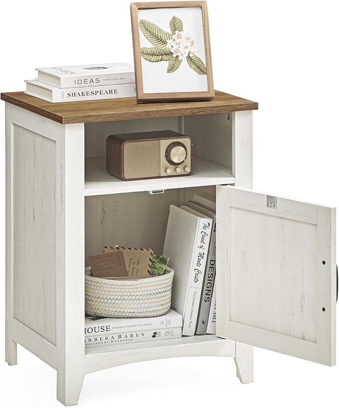 VASAGLE Farmhouse Nightstand by Unknown