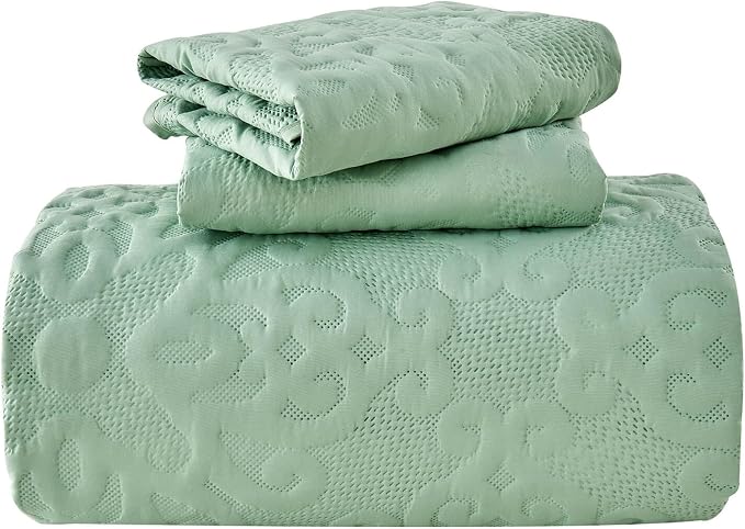 Kingnex Oversized King Bedspreads 128x120 - Image 8