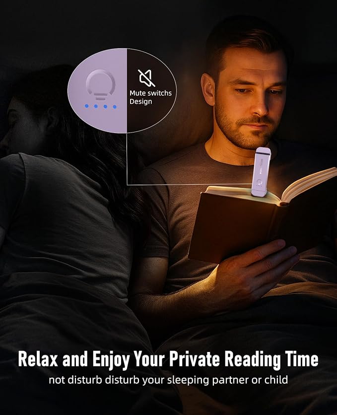HIONXMGA Book Light, Rechargeable Reading Light - Image 7