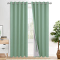 XWZO 100% Blackout Curtain 84 Inches Length 2 Panels Set by XWZO