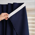 Self Adhesive Curtains, No Drilling Curtains, Easy Installation by gonnrly