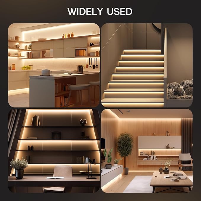 VOEWT LED Strip Lights Neutral White 4000K,65.6ft 110-120V Neon Rope Lights,Flexible Silicone Outdoor Waterproof Neon Strip Lights for Bedroom,Mirror,Kitchen Cabinet, Living Room,Halloween Decor