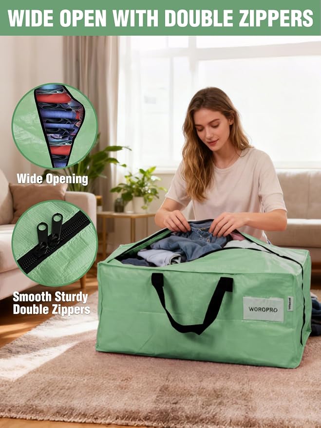 WORKPRO 4 Pack Extra Large Moving Bags - Image 6