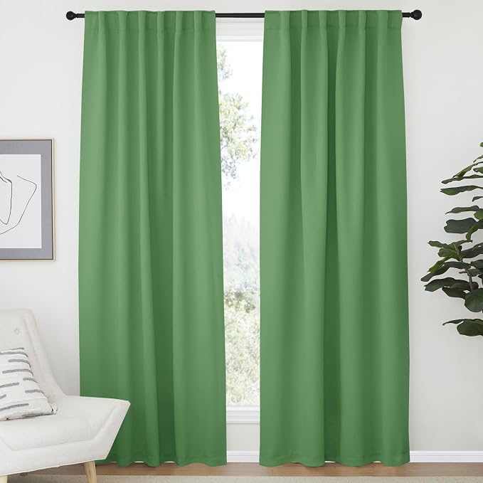 NICETOWN Bedroom Blackout Draperies and Window Treatment- 52 Width X 72 Length by NICETOWN