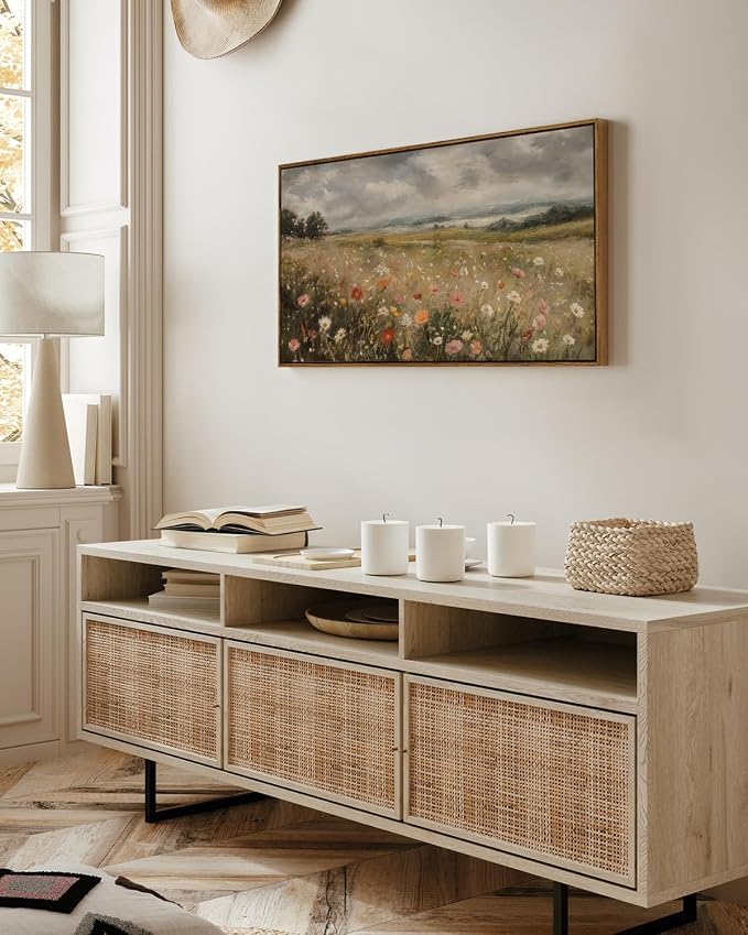 InSimSea Extra Large Framed Vintage Wall Art, Living Room Country Farmhouse - Image 4