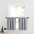RYB HOME Cafe Blackout Curtains 24 inch Length, RV Camper Window Curtains | by RYBHOME