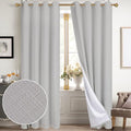 Diraysid 100% Blackout Curtains Light Grey Linen Curtains by Diraysid%2C+refresh+your+life