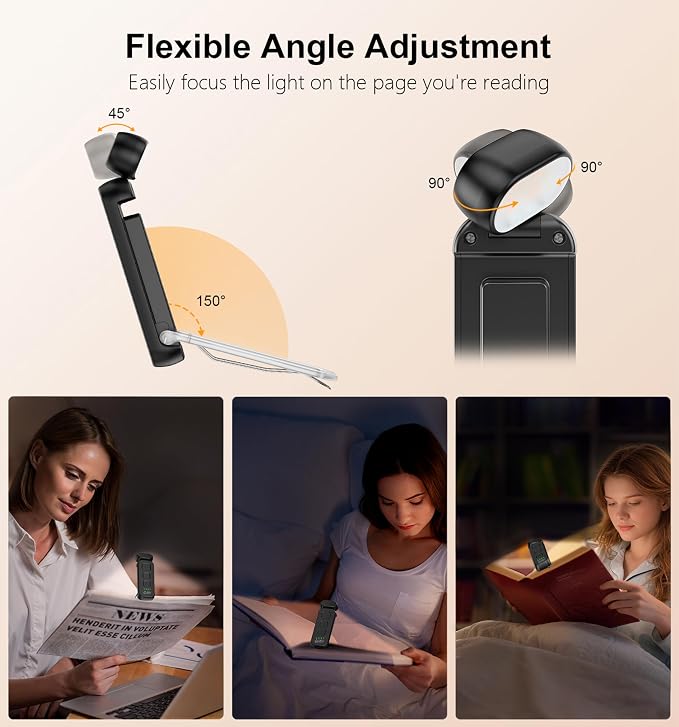 Gritin Reading Light, Rechargeable Book Light - Image 5