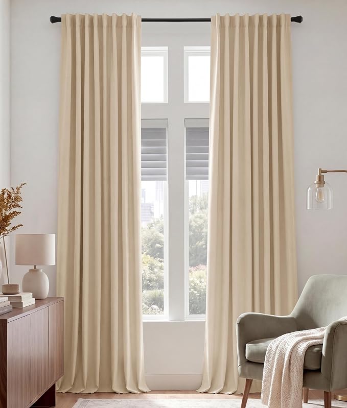 PONY DANCE 102 inch Long Curtains 2 Panels Set by PONYDANCE
