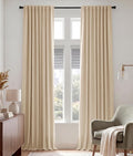 PONY DANCE Extra Long 75% Blackout Curtains 108 inches Long by PONYDANCE