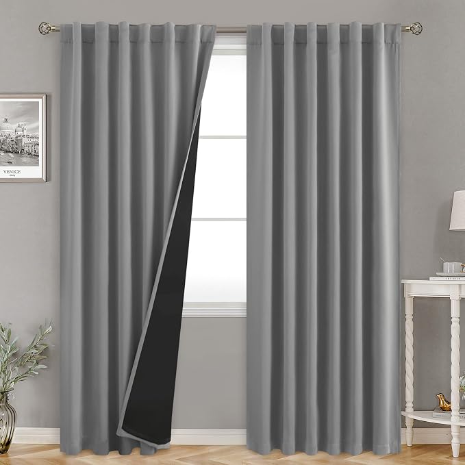 BGment Full Blackout Curtains 95 Inches Long by BGment