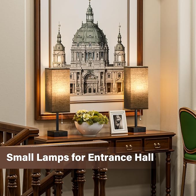 Bedside Lamp for Bedroom Set of 2 - Image 8