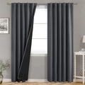 BGment 100% Room Darkening Thermal Insulated Blackout Curtains 84 Inches Long by BGment