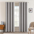 MIULEE 100% Blackout Linen Curtains by MIULEE