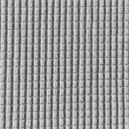 Easy-Going Recliner Stretch Sofa Slipcover Sofa Cover 4-Pieces Furniture Protector Couch Soft with Elastic Bottom Spandex Jacquard Fabric Small Checks(Recliner,Light Gray) Large