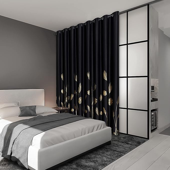Room Divider Curtain for Sliding Glass Door 120W x 108L Inch Energy Saving - Image 2