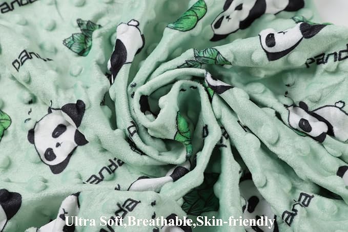 Dot Bassinet Sheet Set 2 Pack Stretch Fitted Bedside Sleeper Bassinet Sheets Sheets,Ultra Soft, for Baby Girls and Boys Light Blue, Panda