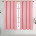 Diraysid Pink Grommet Blackout Curtains by Diraysid%2C+refresh+your+life