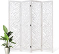 Leaf-Carved Room Divider Privacy Screen by Svimi