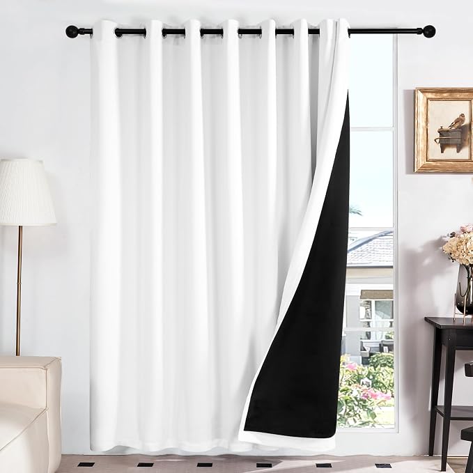 Deconovo 100% Blackout Curtains, Thermal Insulated Window Drapes, Noise by Unknown